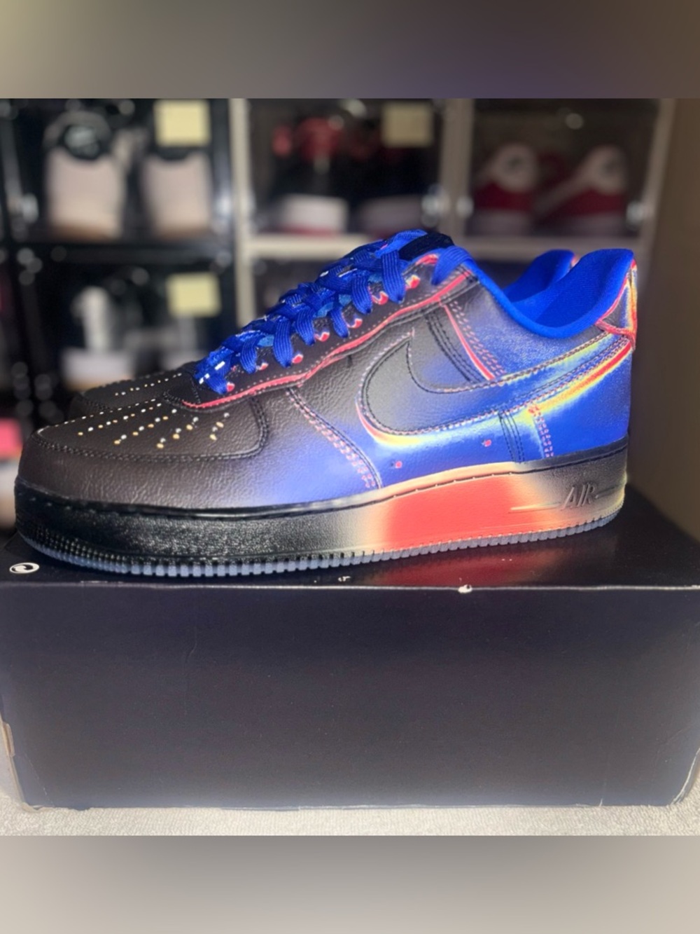Nike Air Force 1 Low Retro "Heat Map" (style code: IB6834-001) Has Box - Picture 6 of 7